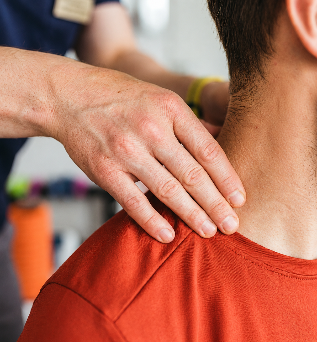 Hands-on manual therapy session restoring joint mobility at PhysioCan